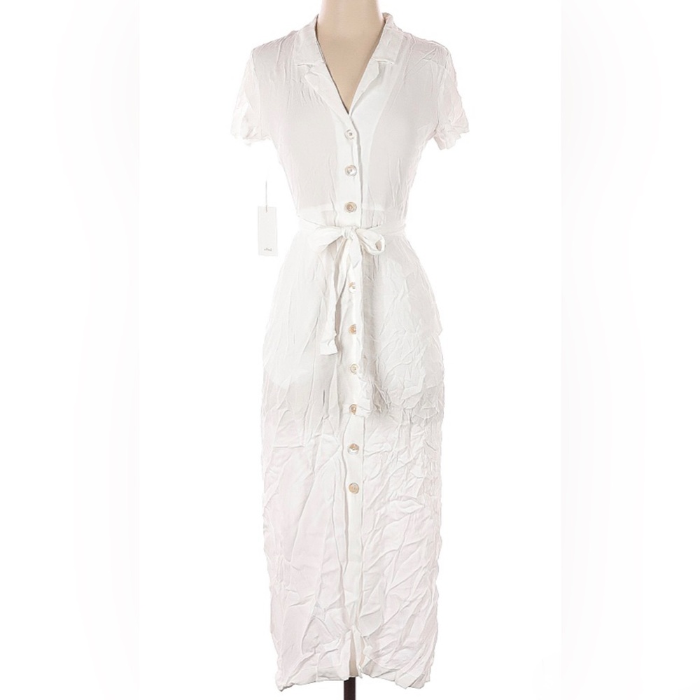 Aritzia Wilfred White Shirt dress XS